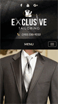 Mobile Screenshot of exclusivetailoring.com